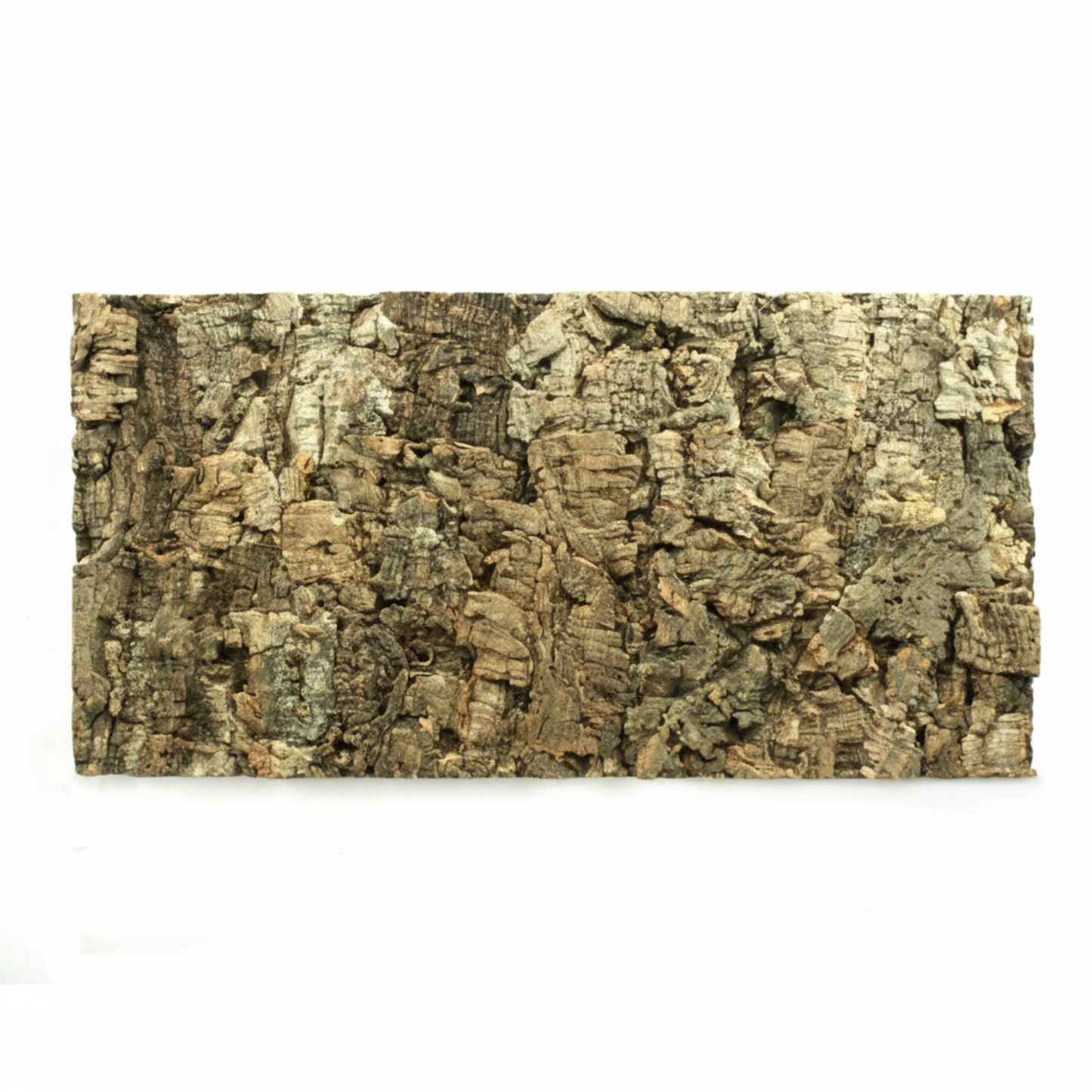 Natural Decorative Cork Bark Wall Tiles - Virgin