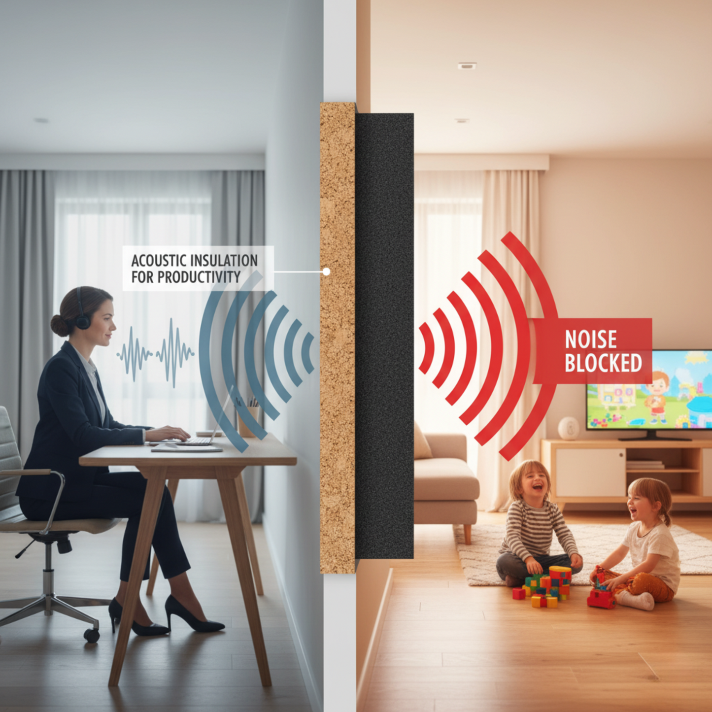 Cork Acoustic Panels BitCork Home