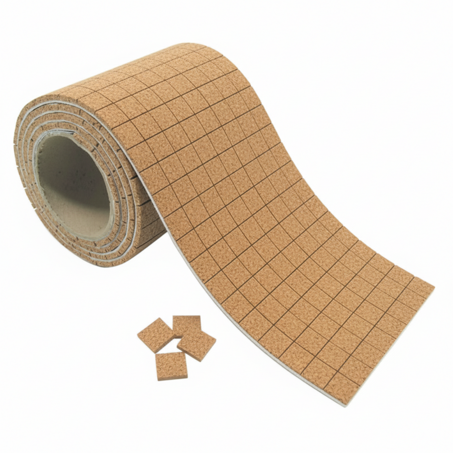 Cork Pads in Roll "Low-Tack"