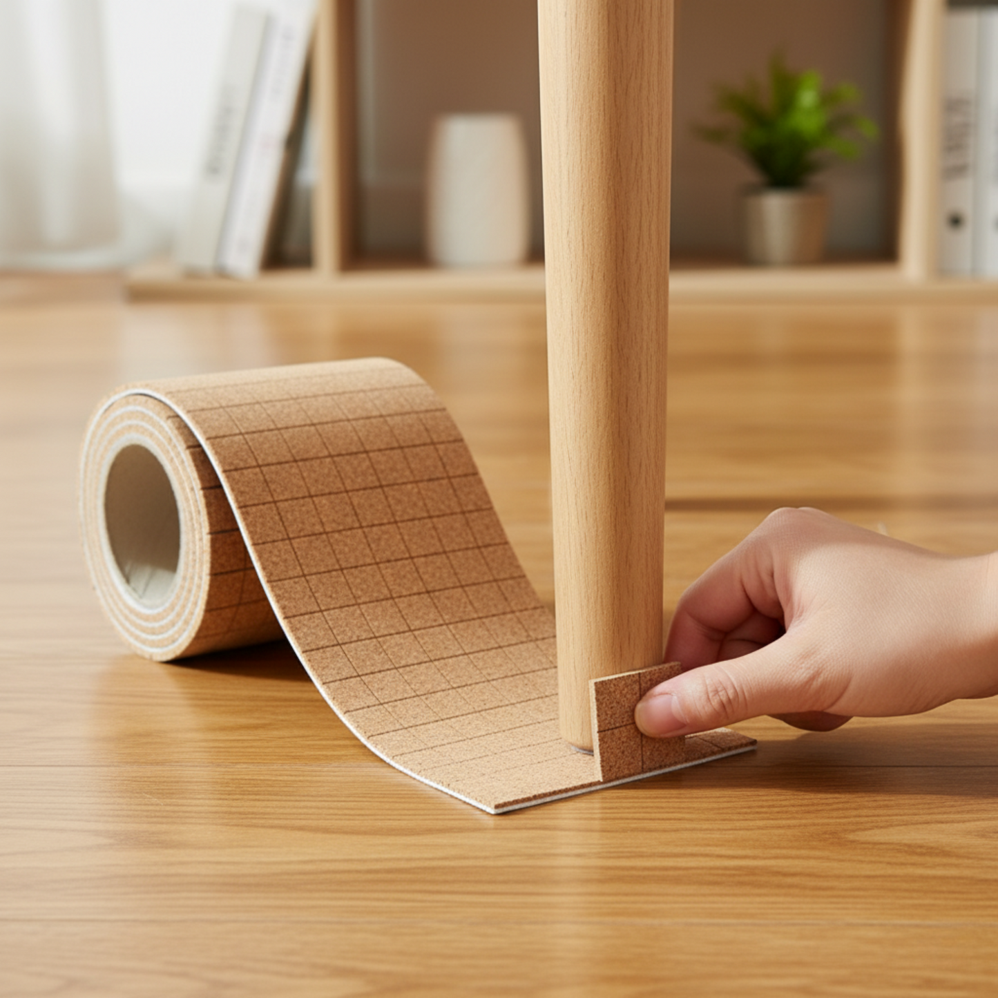 Cork Pads in Roll "Low-Tack"