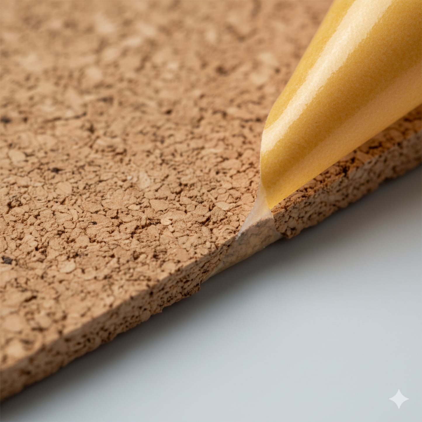 Fine Grained Self Adhesive Cork Sheets