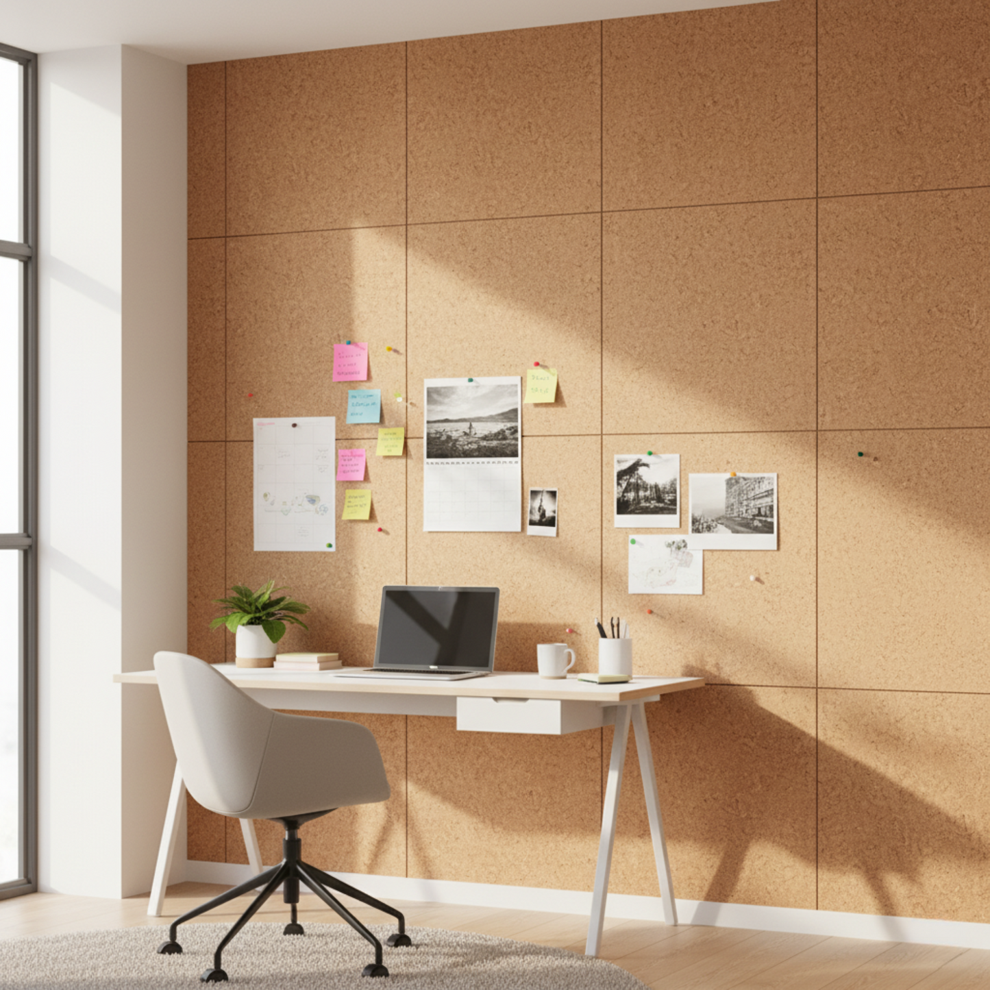Medium-grained Self Adhesive Cork Sheet