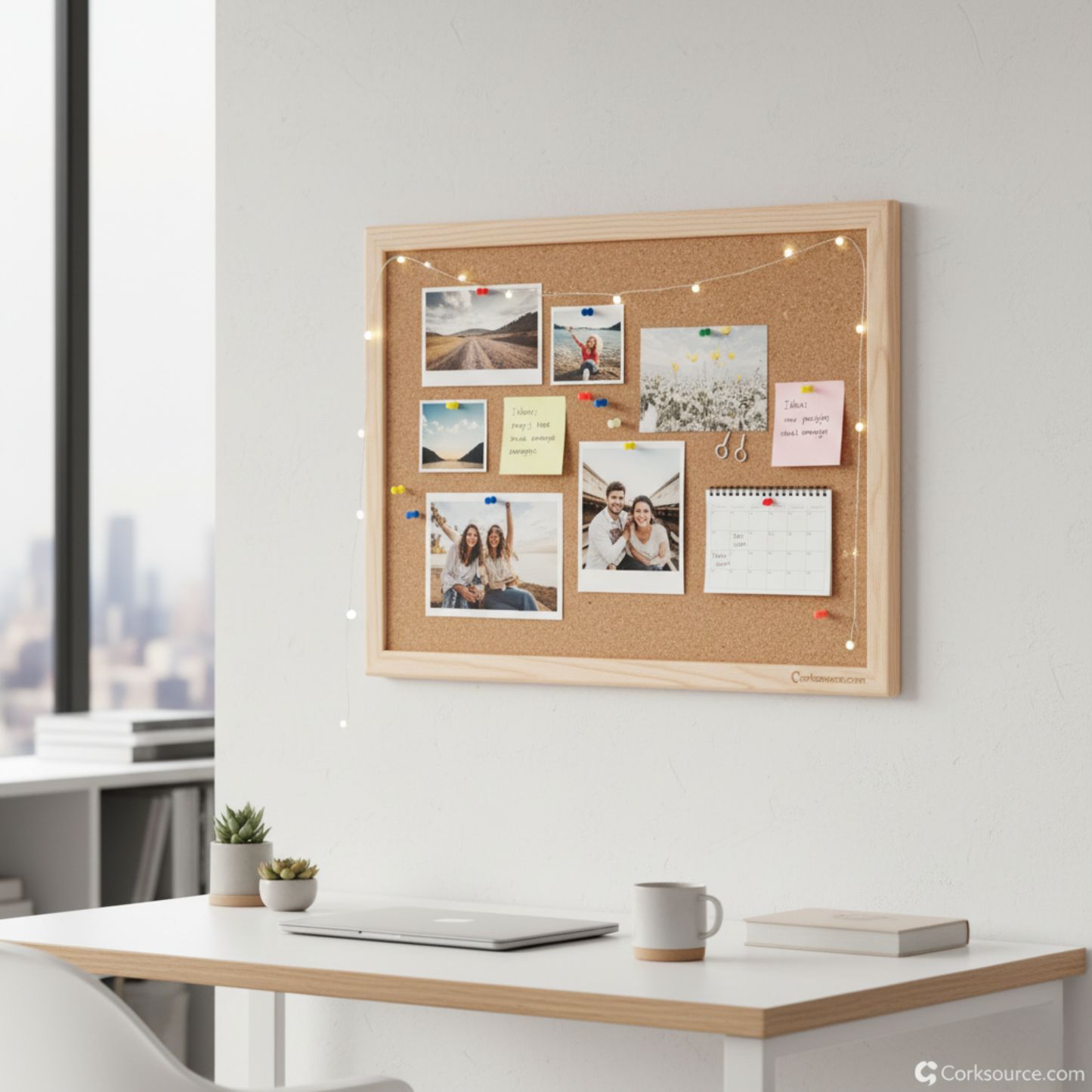 Natural Cork Memo Board