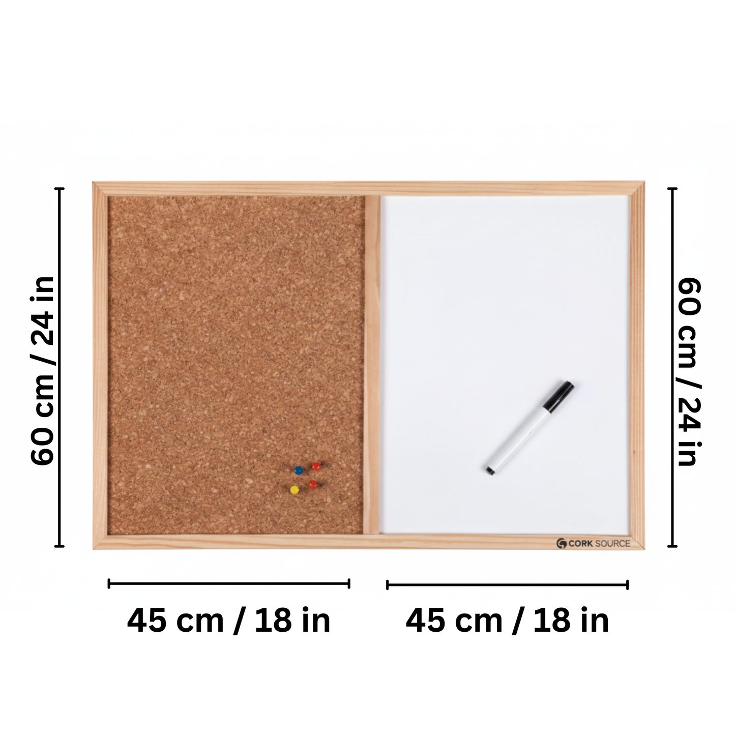 Natural Cork Memo Board