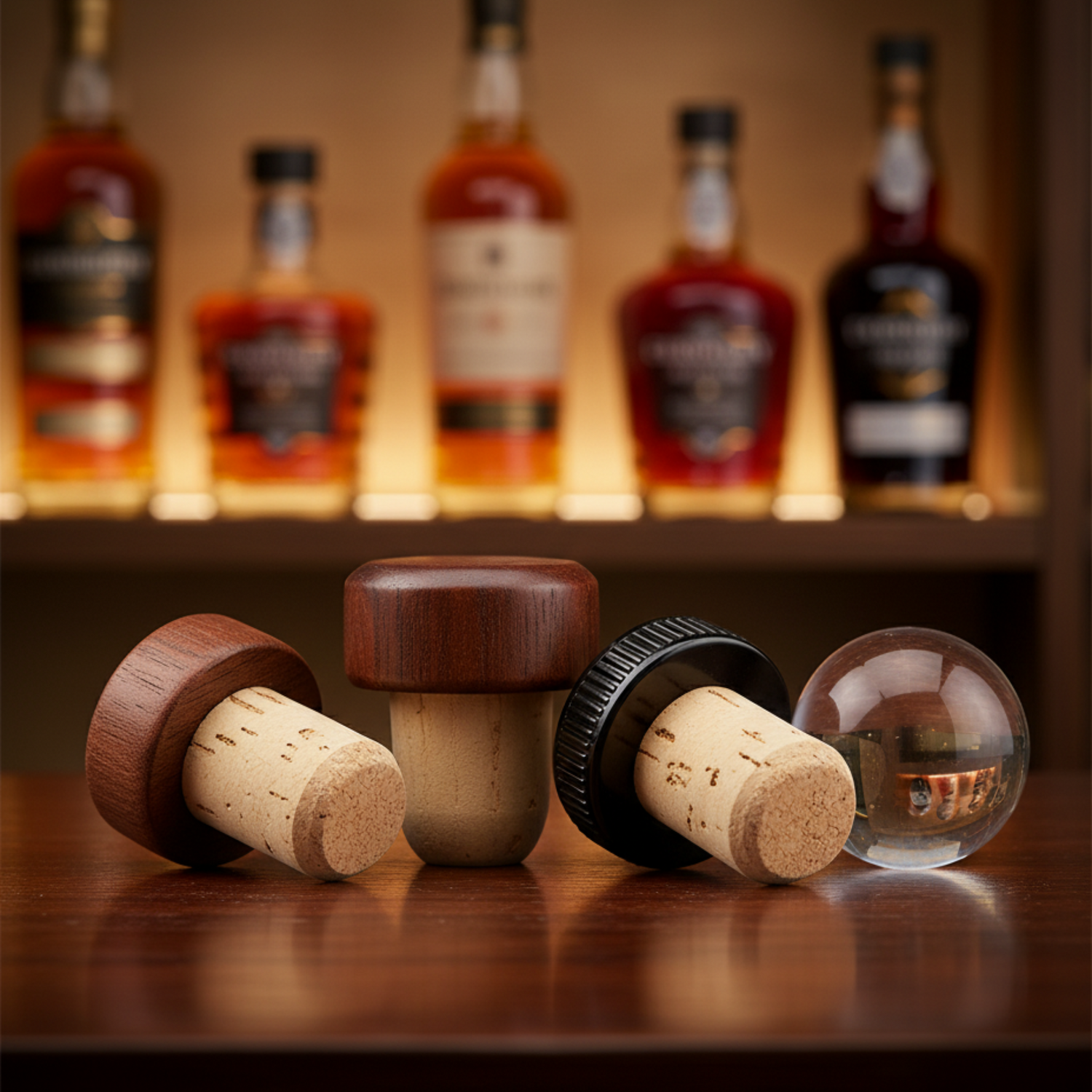Bartop Cork Stoppers for Spirits