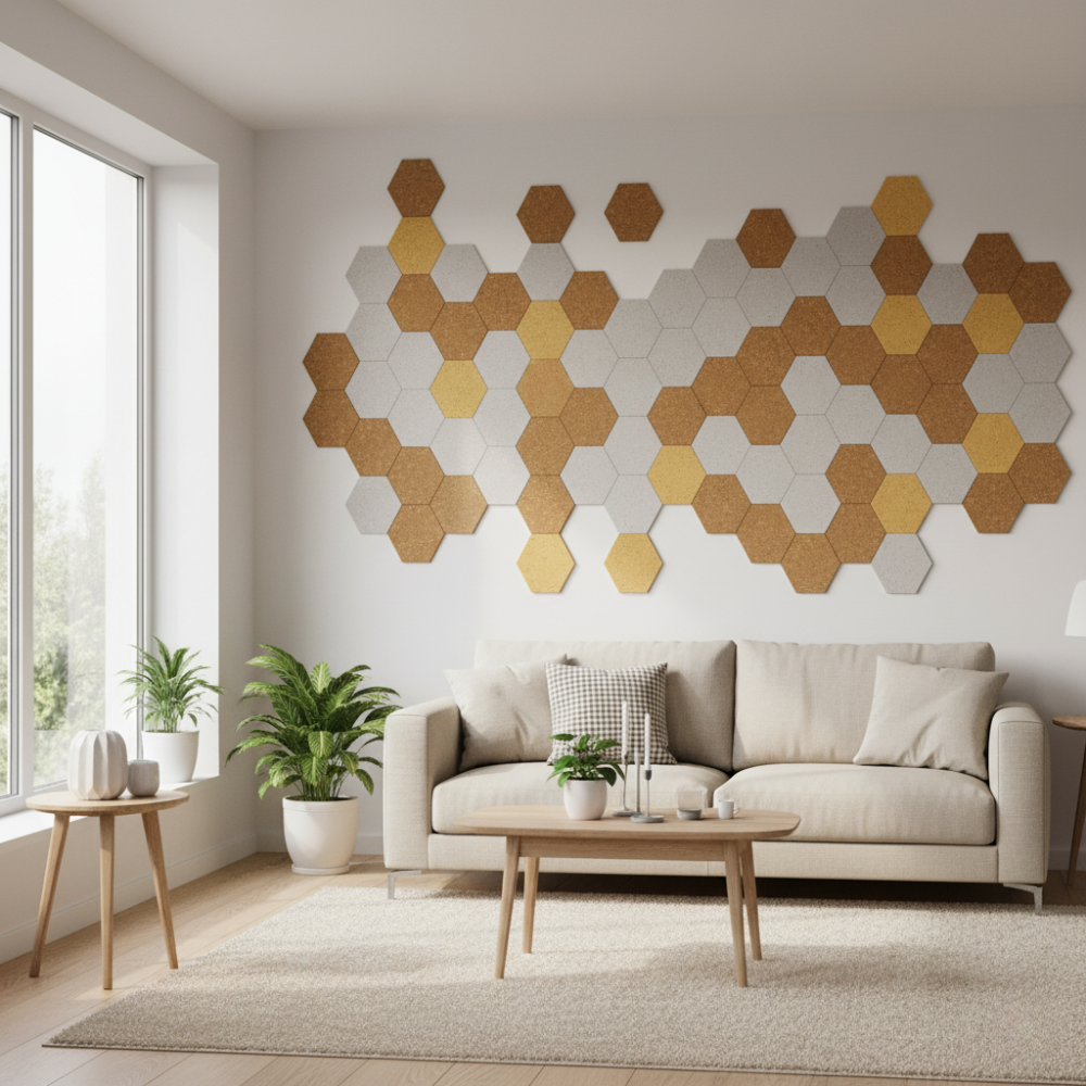 Cork designer DECORK wall tiles