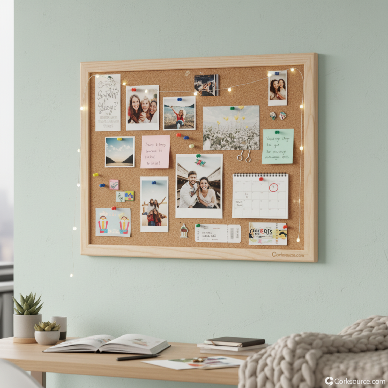 Cork Memo Board