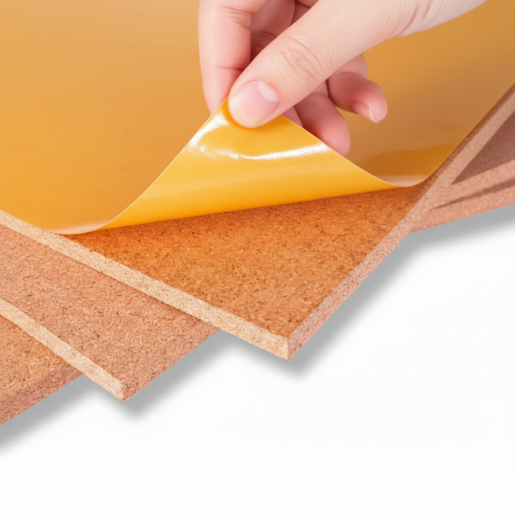 Medium Grained Self-Adhesive Cork Pin Board