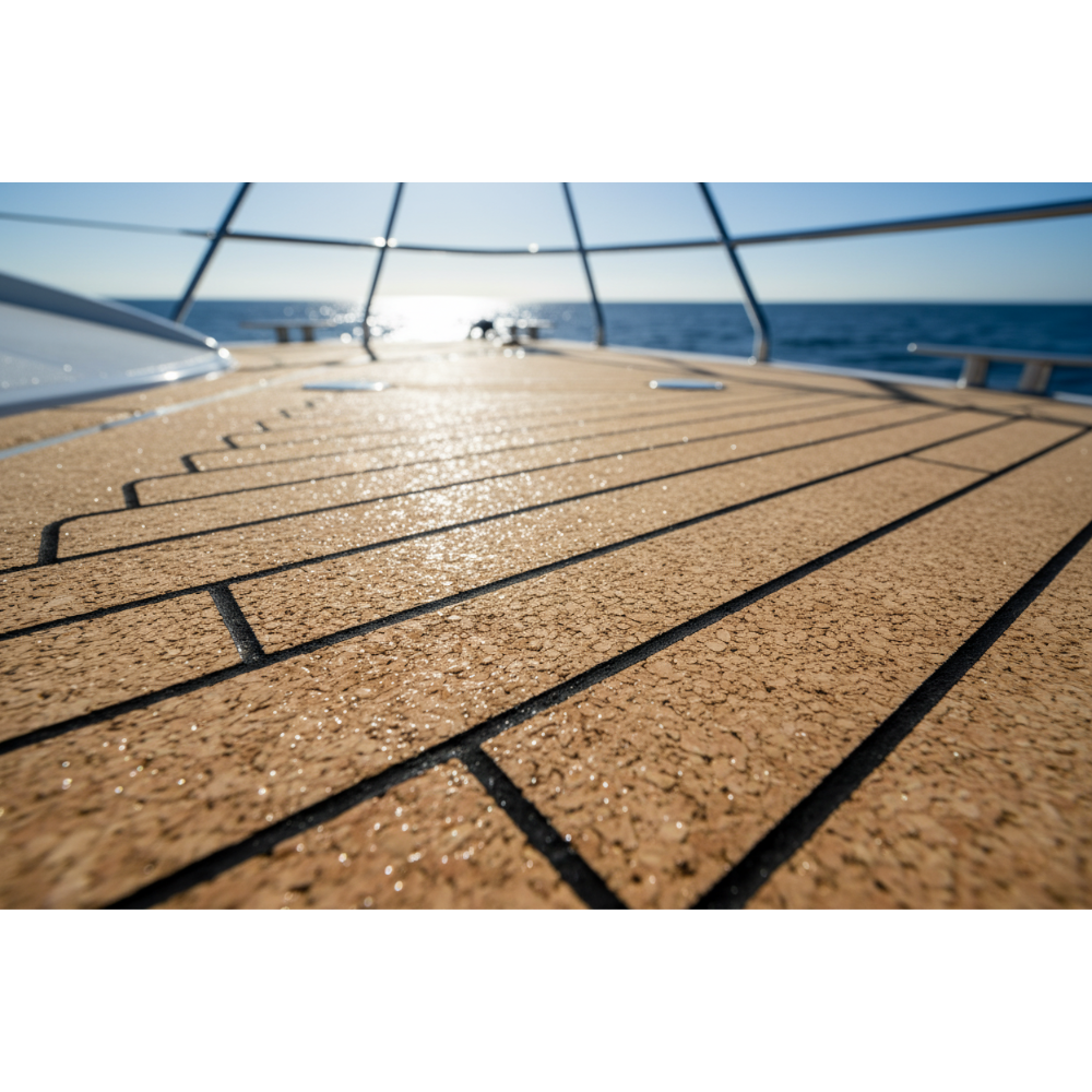 Cork Decking for Marine Industry