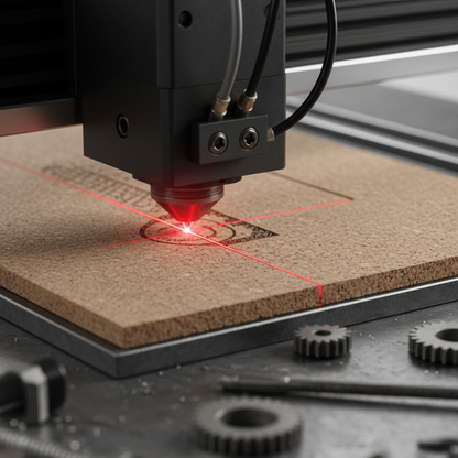 Laser Cut Cork Board