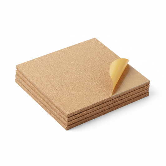 Fine Grained Self Adhesive Cork Sheets