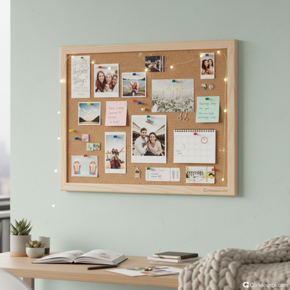 Natural Cork Memo Board