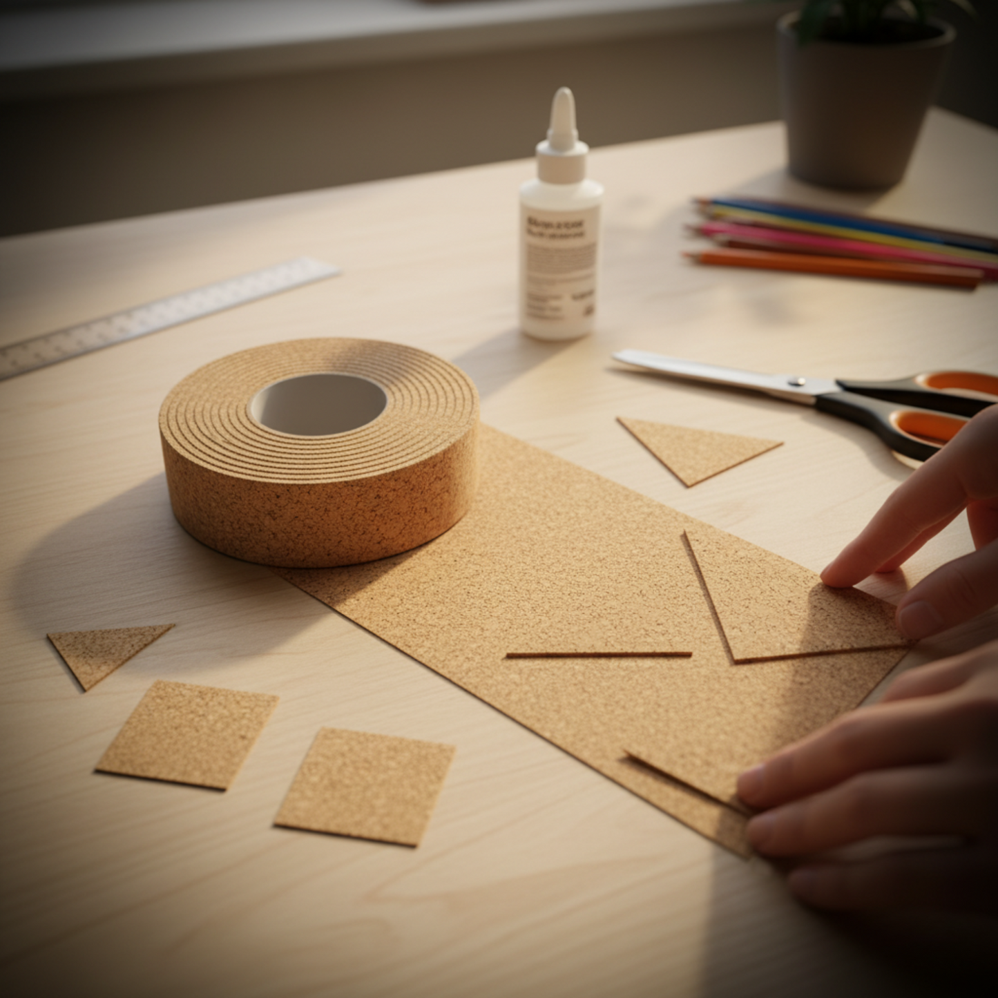 Natural Cork Tape - 3mm